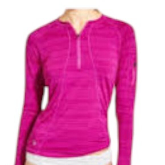 ATHLETA Fuschia Activewear Pullover XXS - EUC - Picture 7 of 7